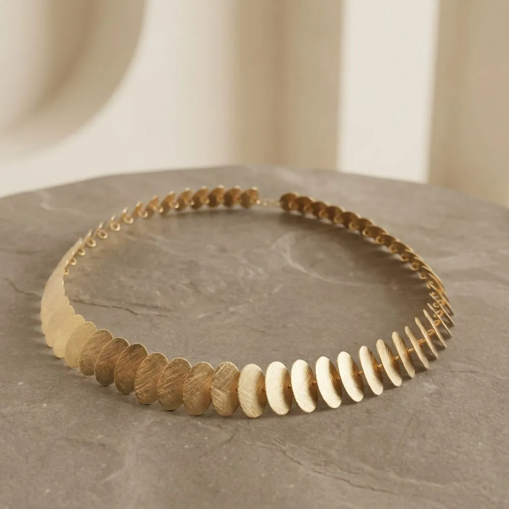 [CF018G] Bianca Necklace (Gold Plated)