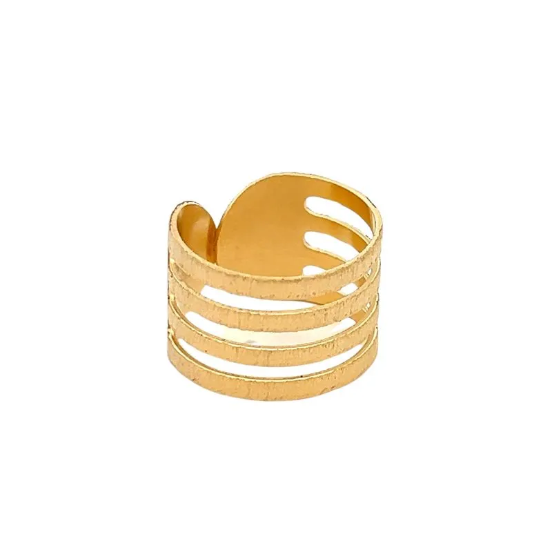 [AF003G] Firenze Ring (Placcato Oro)