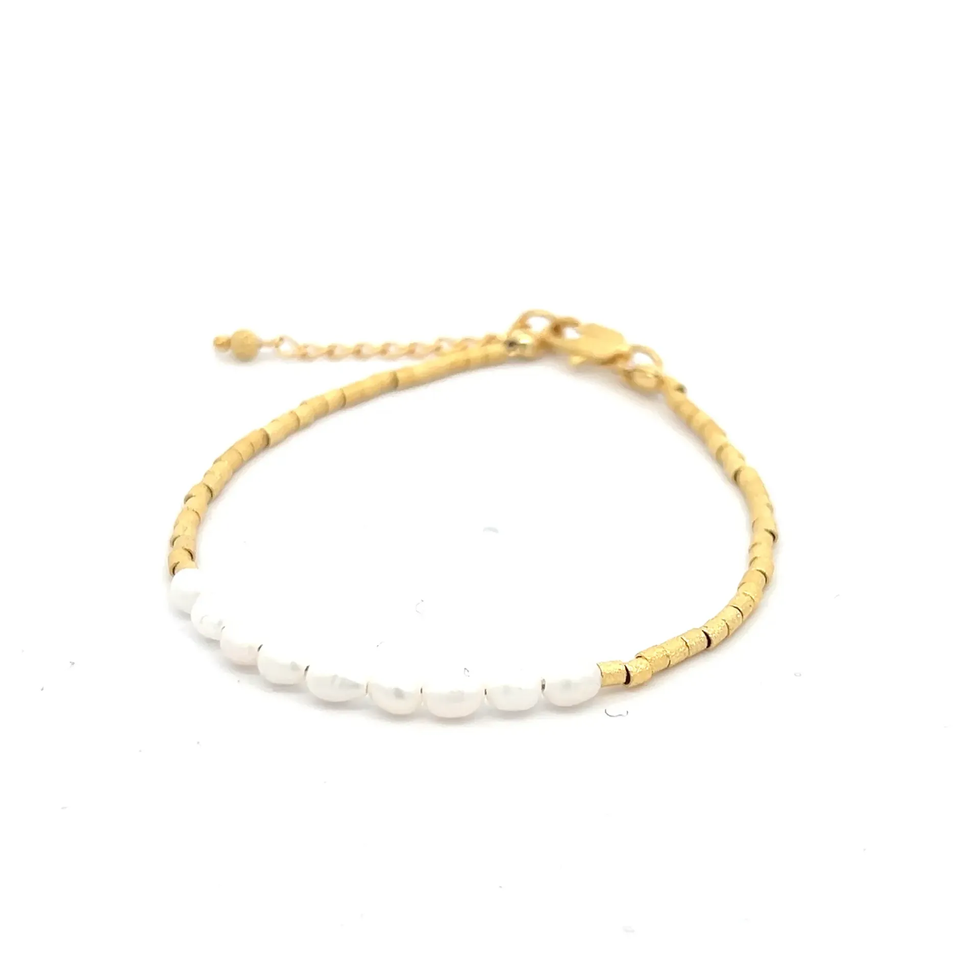 [BR014G] Atlas Pearls Bracelet (Gold Plated)