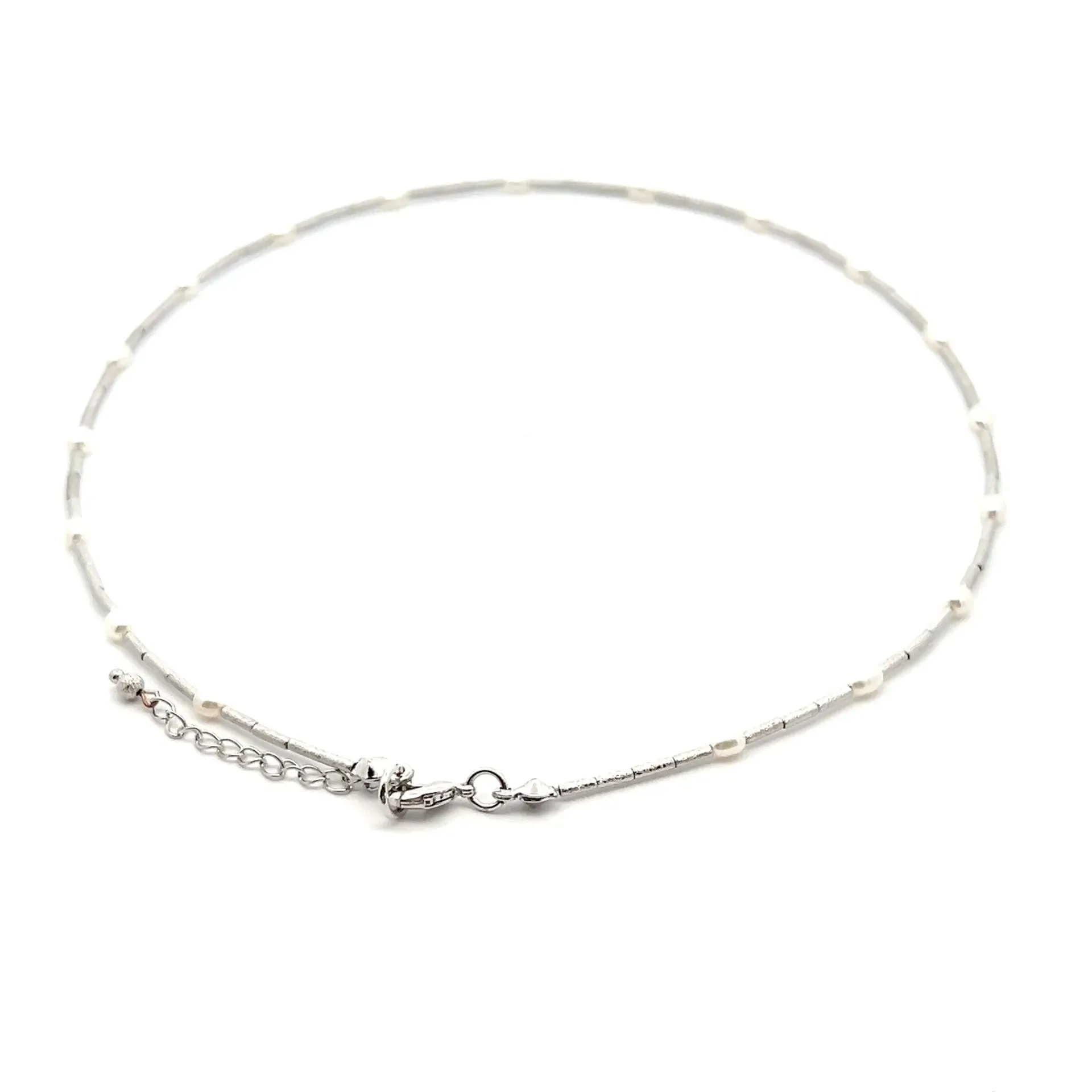 [CH010GB] Rosario Pearls Choker (Placcato Oro, baroque pearls)
