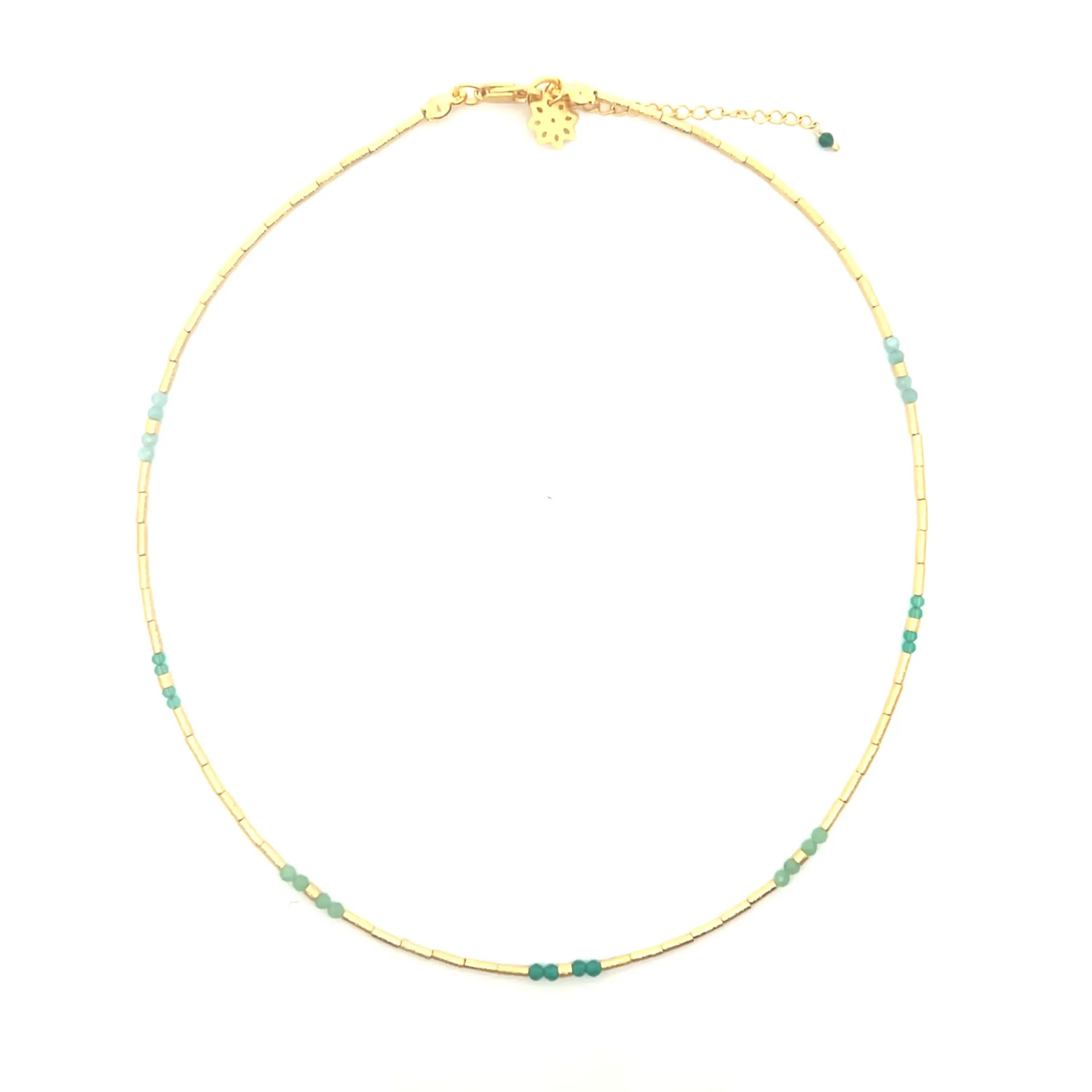 [CH004GDB] Return to the Nature Choker (Gold Plated, Deep Blue)