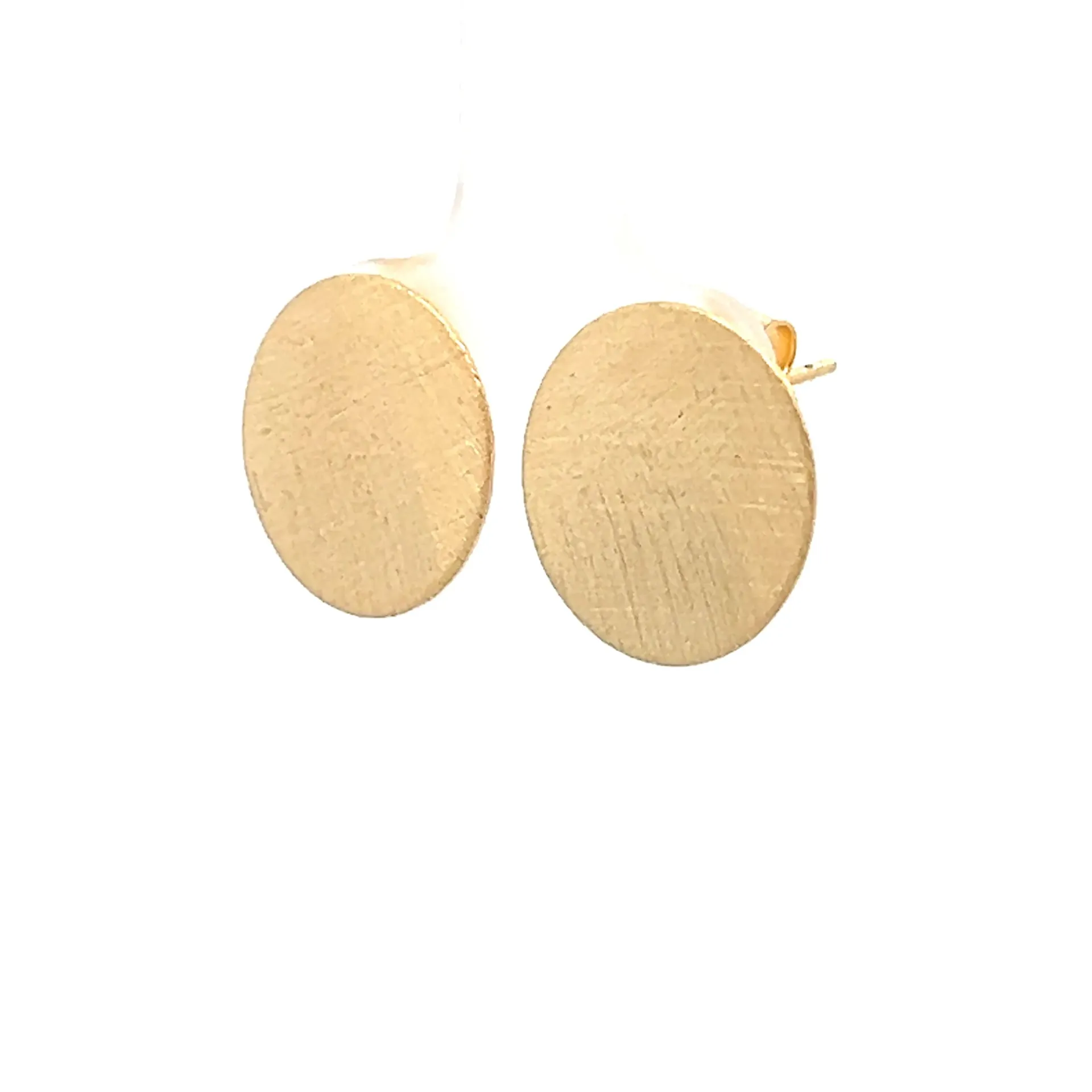[MF002G] Round Mini Earrings (Placcato Oro)