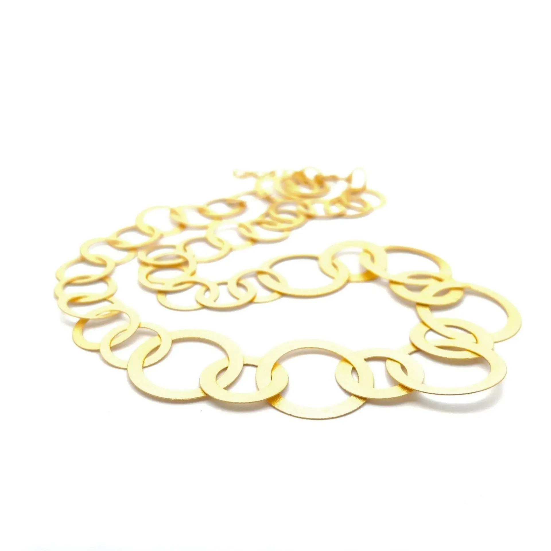 [CF021G] Lila Short Necklace (Placcato Oro)